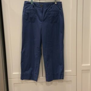Talbots Blue Cropped Pants